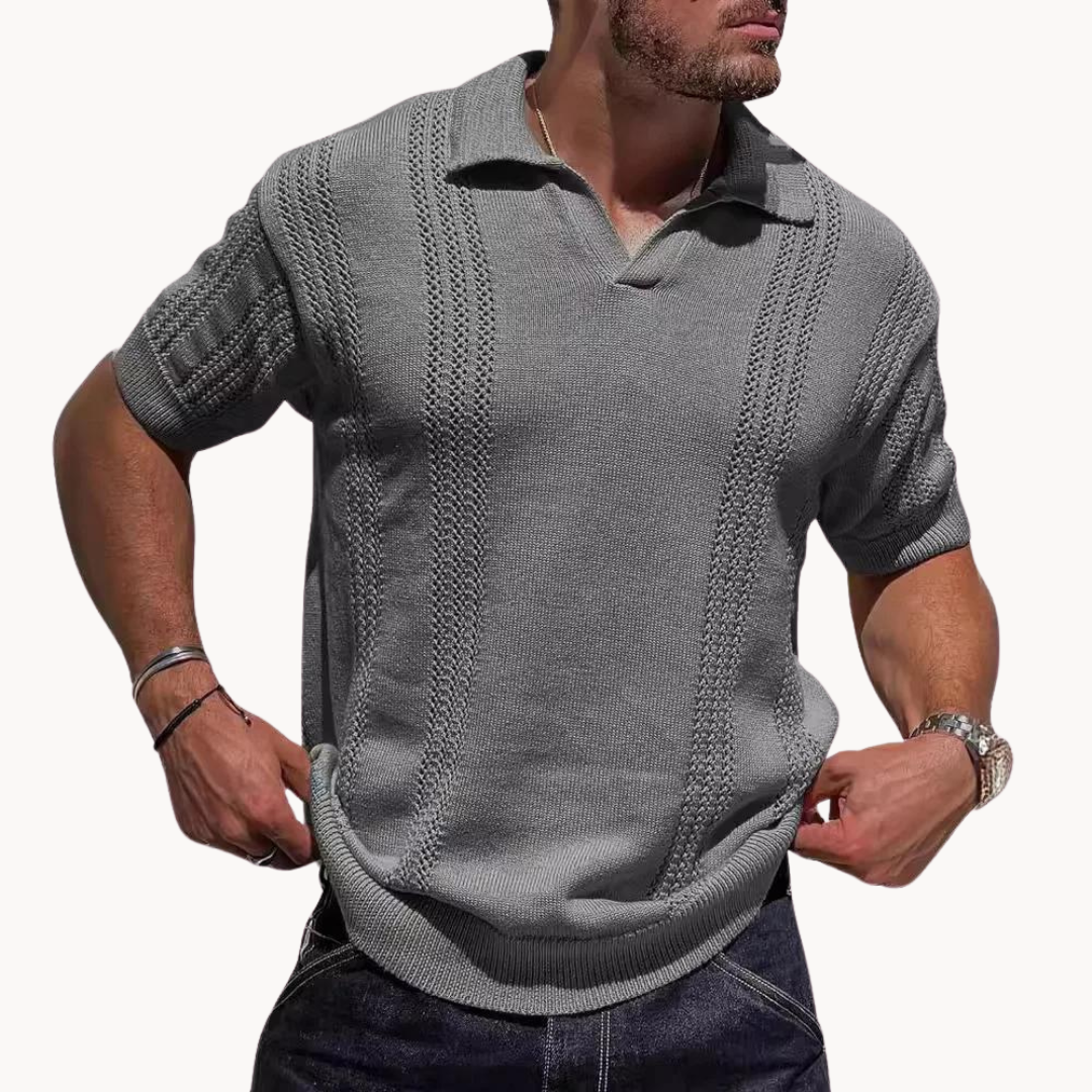 Polo en Maille - Contrôle de l'Humidité