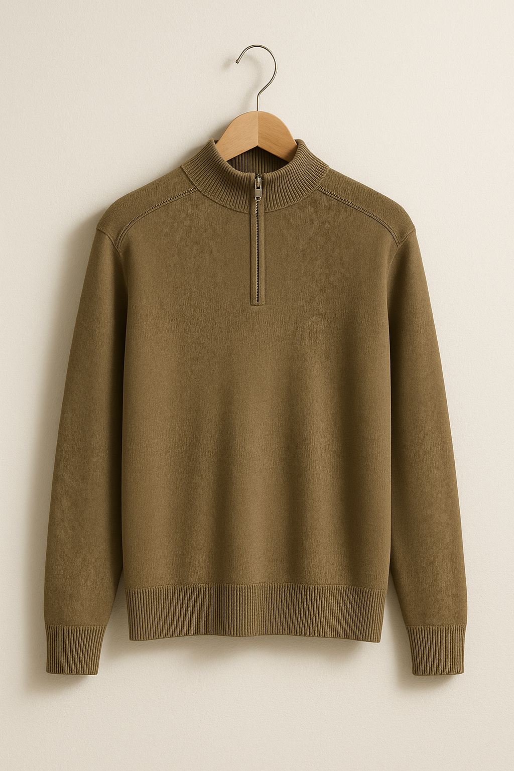 Pull en Maille - Demi-Zip