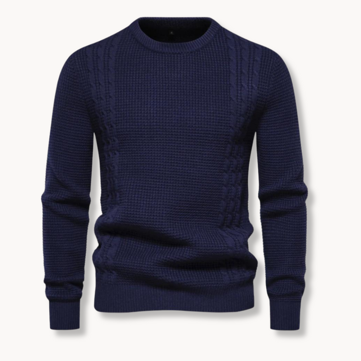 João - Pull Tricot Patchwork