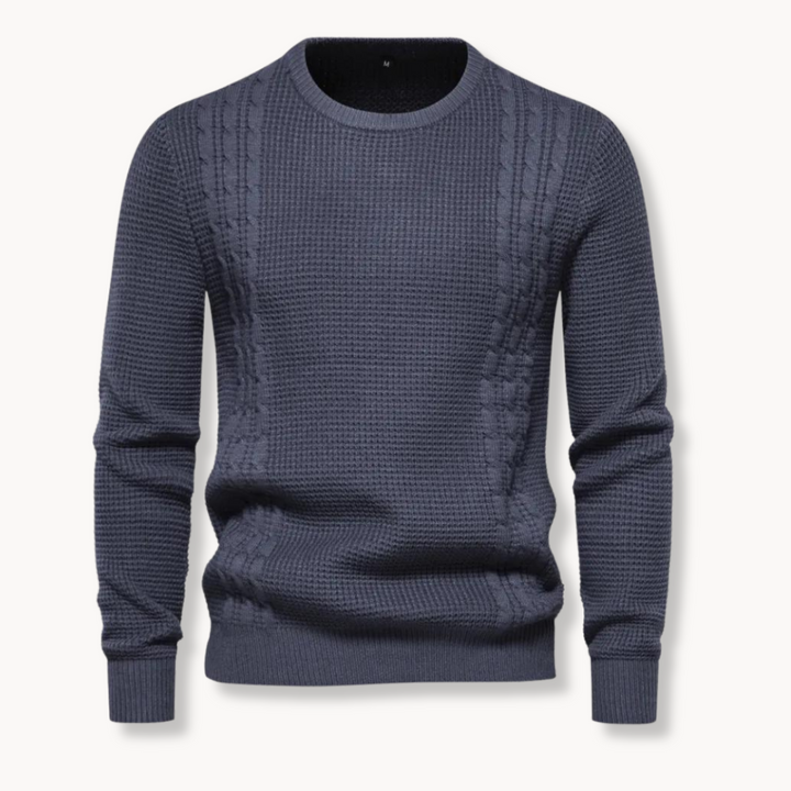 João - Pull Tricot Patchwork