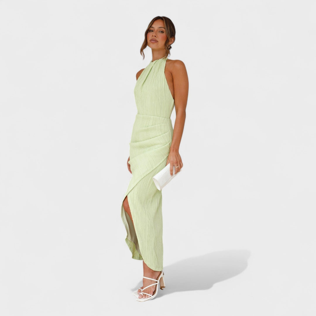 Camila - Robe longue avec plis