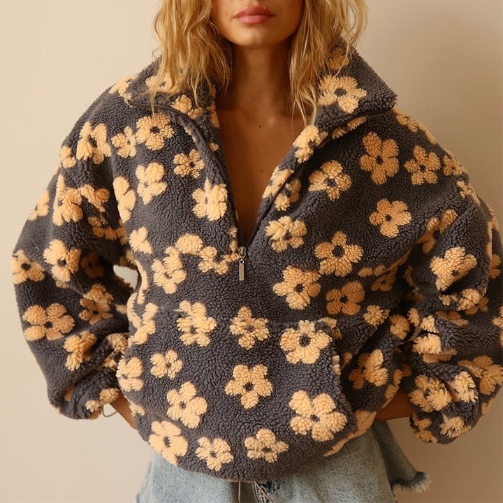 Daisy - Pull Polaire Floral