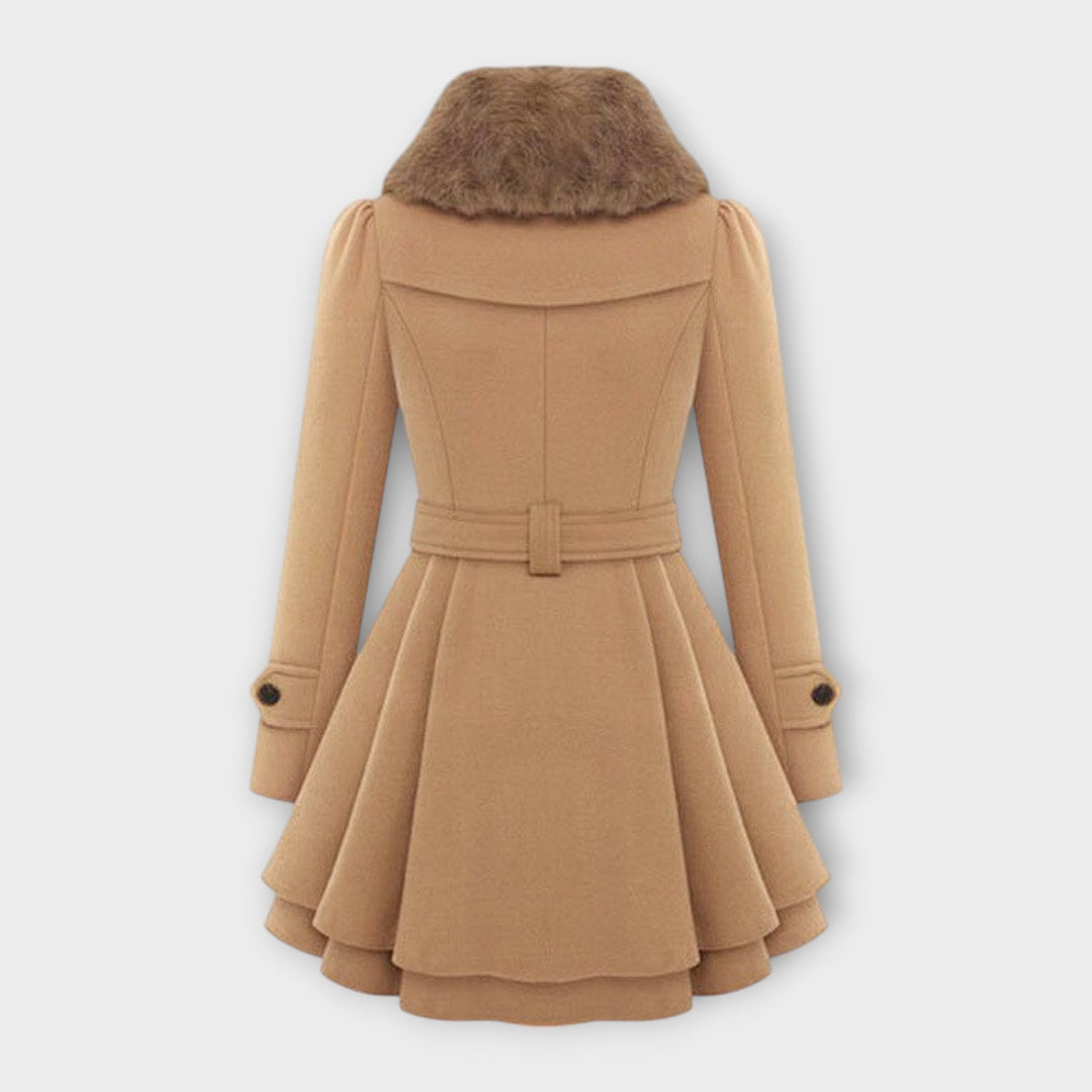 Ema - Manteau Élégant avec Fourrure