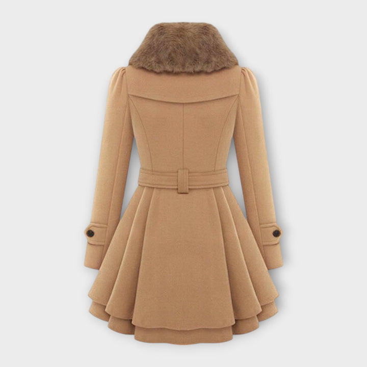 Ema - Manteau Élégant avec Fourrure