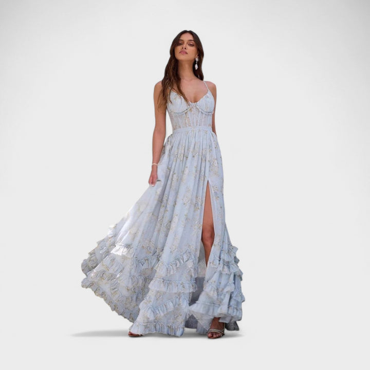 Florence - Robe longue bohème fente