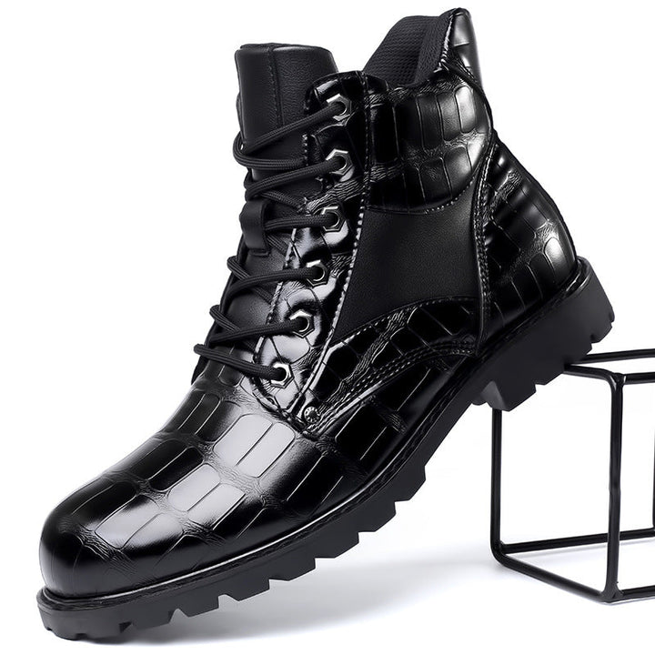 Afonso - Bottes en Cuir de Crocodile