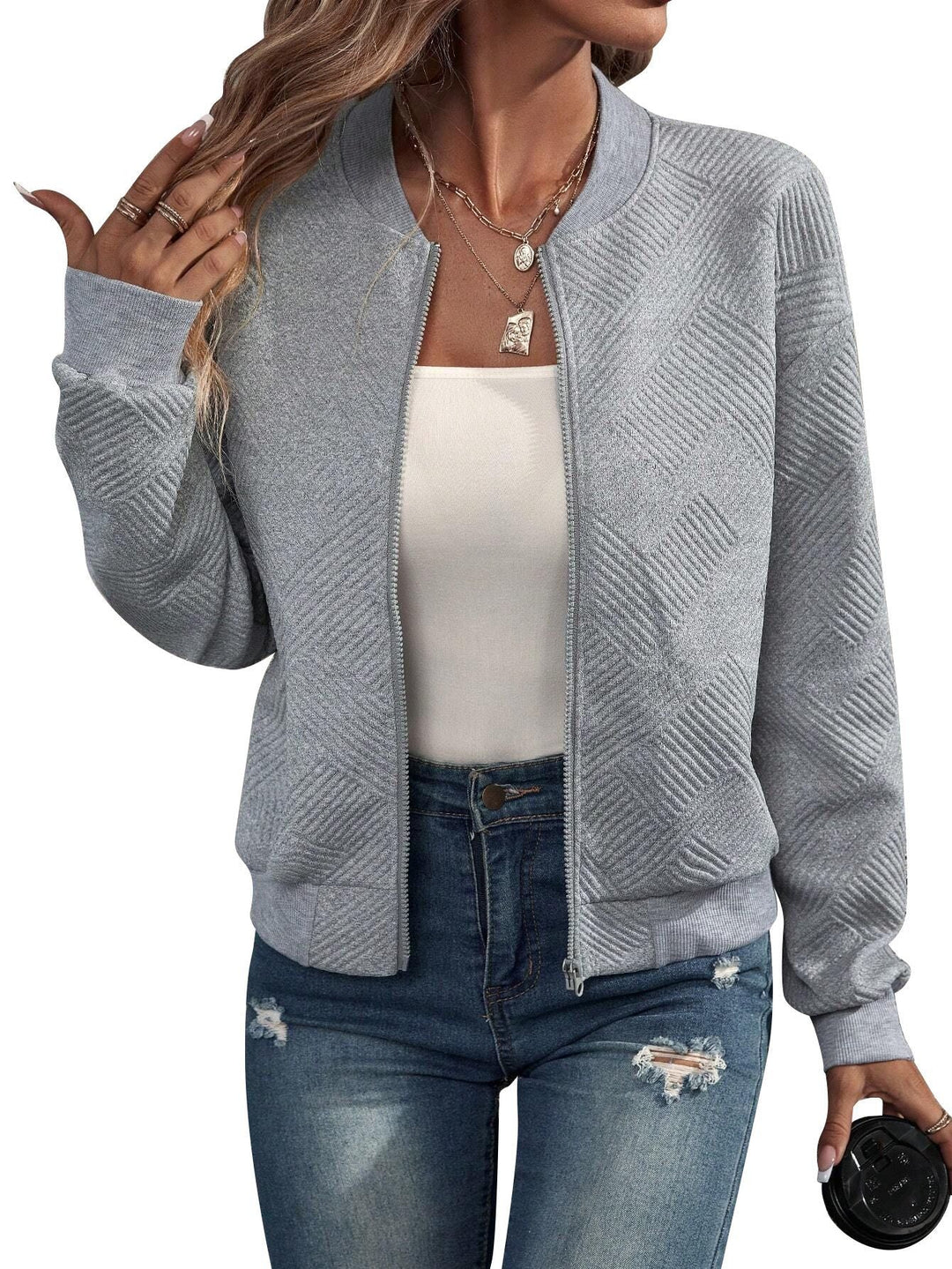 Dora - Veste bomber structurée