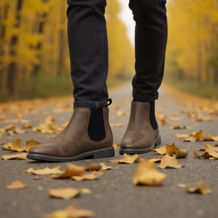 Dinis - Bottines Chelsea en Cuir