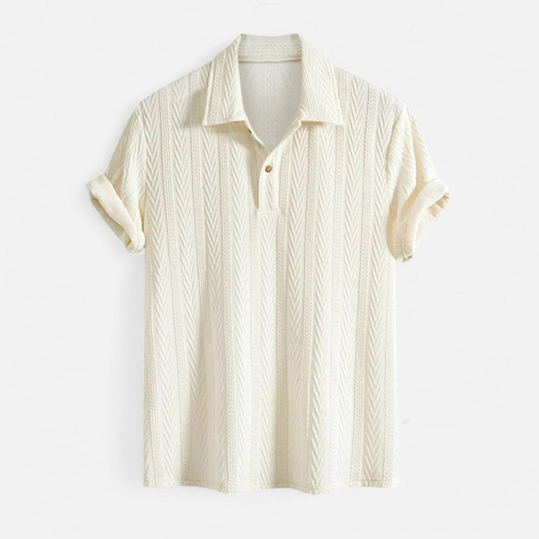Chemise Polo - Col en Maille Jacquard