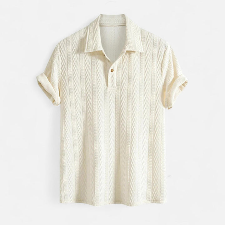Chemise Polo - Col en Maille Jacquard