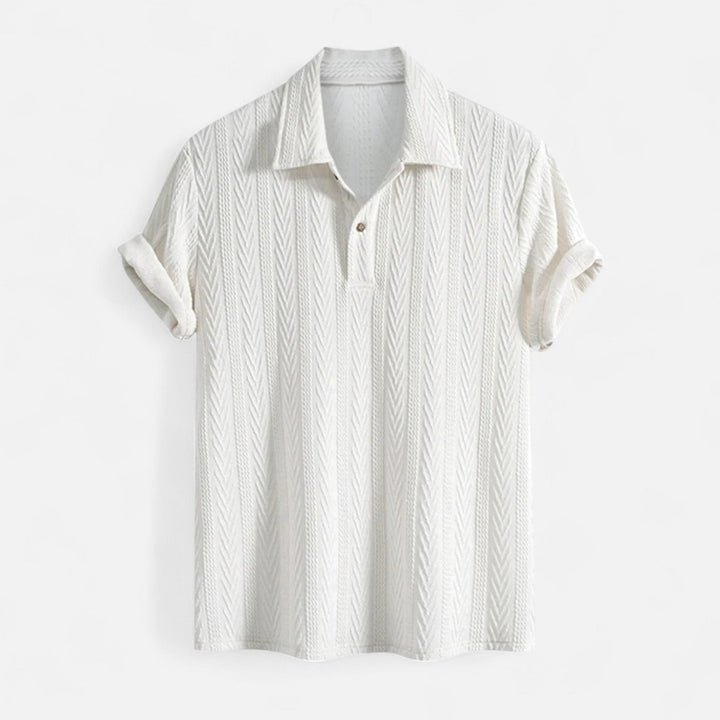 Chemise Polo - Col en Maille Jacquard
