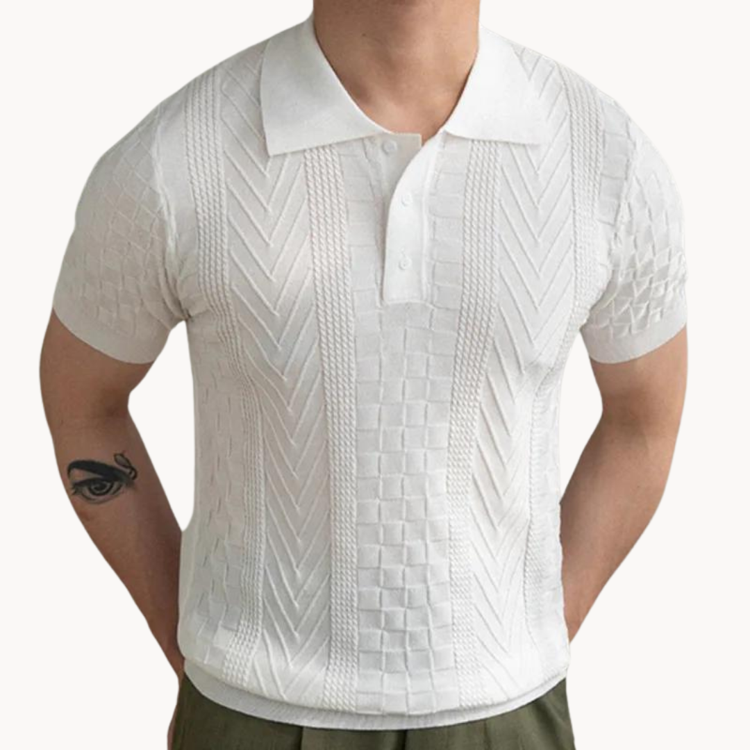 Polo - Mélange Texturé Jacquard