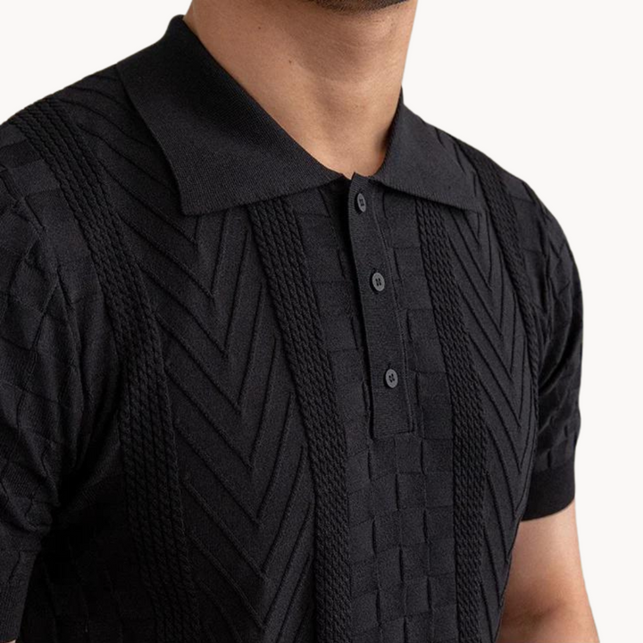 Polo - Mélange Texturé Jacquard