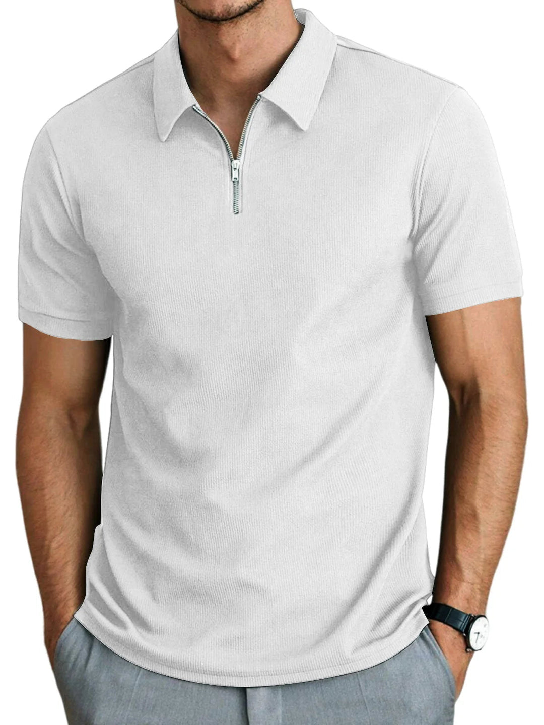 Chemise Polo - Mélange Léger Relaxé