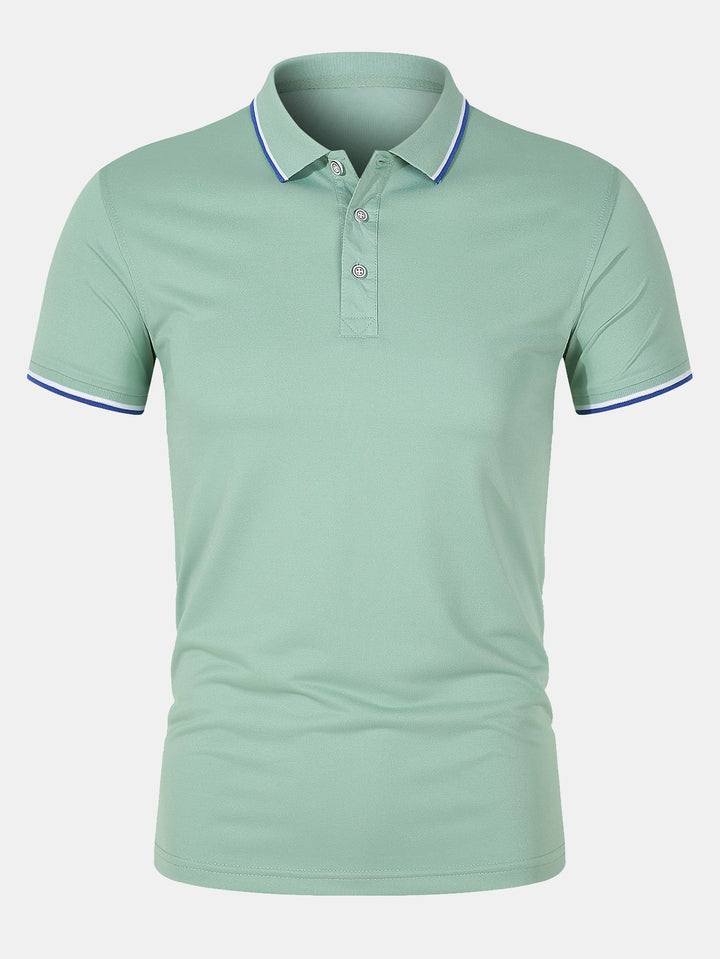 Chemise Polo - Fermeture Boutonnée Maille
