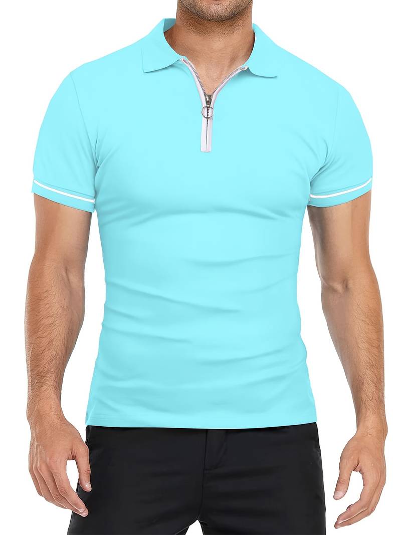 Chemise Polo - Col avec Zip Respirant
