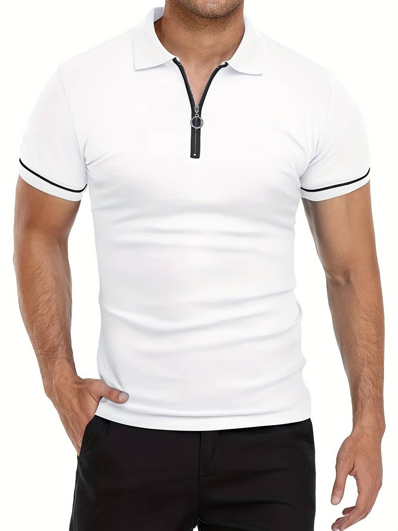 Chemise Polo - Col avec Zip Respirant