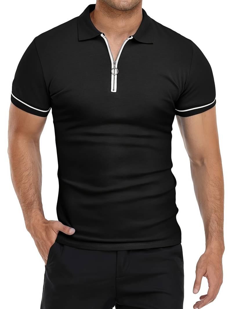 Chemise Polo - Col avec Zip Respirant