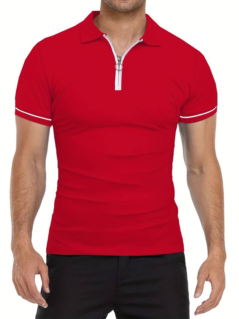 Chemise Polo - Col avec Zip Respirant