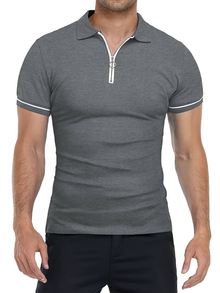 Chemise Polo - Col avec Zip Respirant