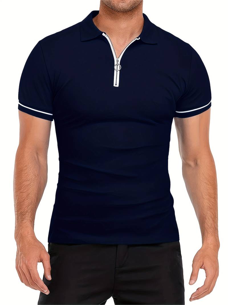 Chemise Polo - Col avec Zip Respirant