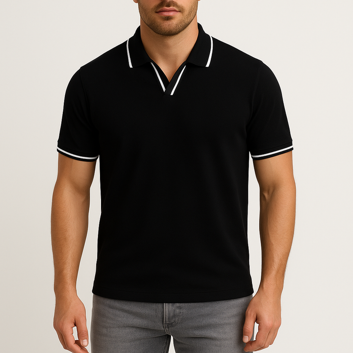Chemise Polo - Finition Contrastante