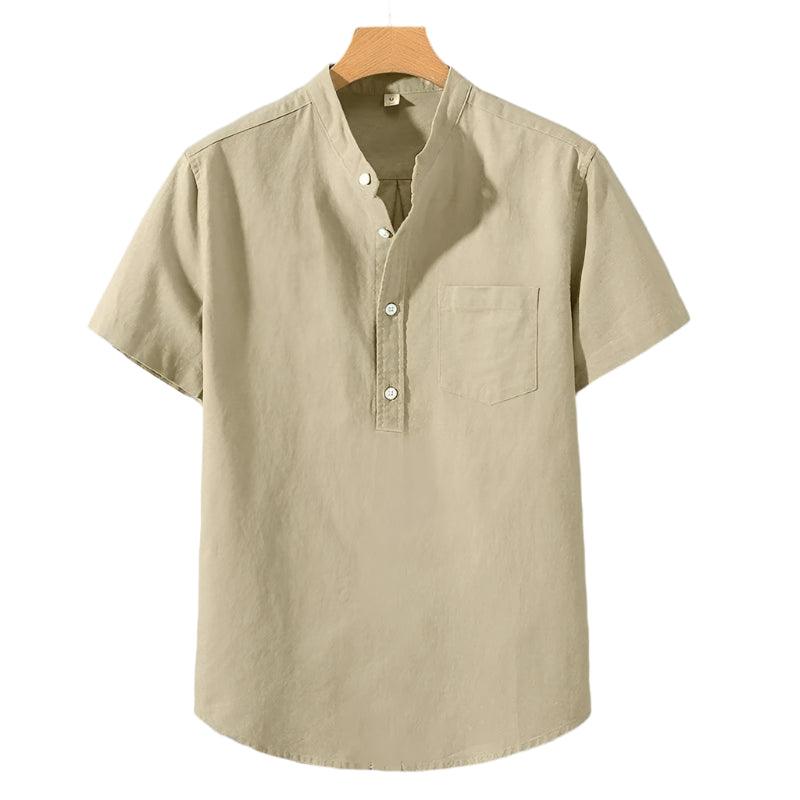 Chemise en Mélange de Polyester - Col Haut