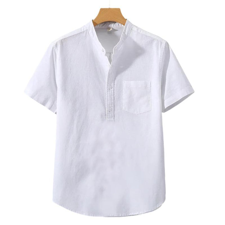 Chemise en Mélange de Polyester - Col Haut
