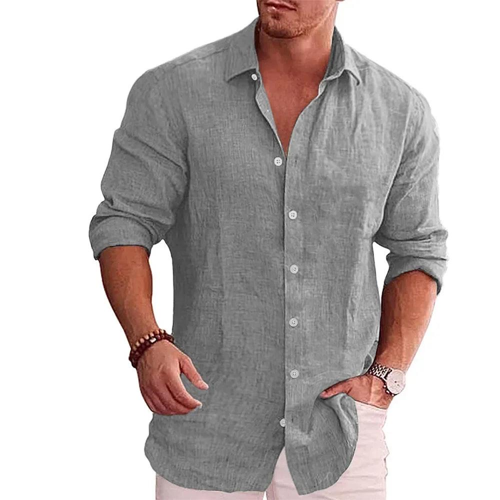 Chemise en Mélange de Polyester - Réversible