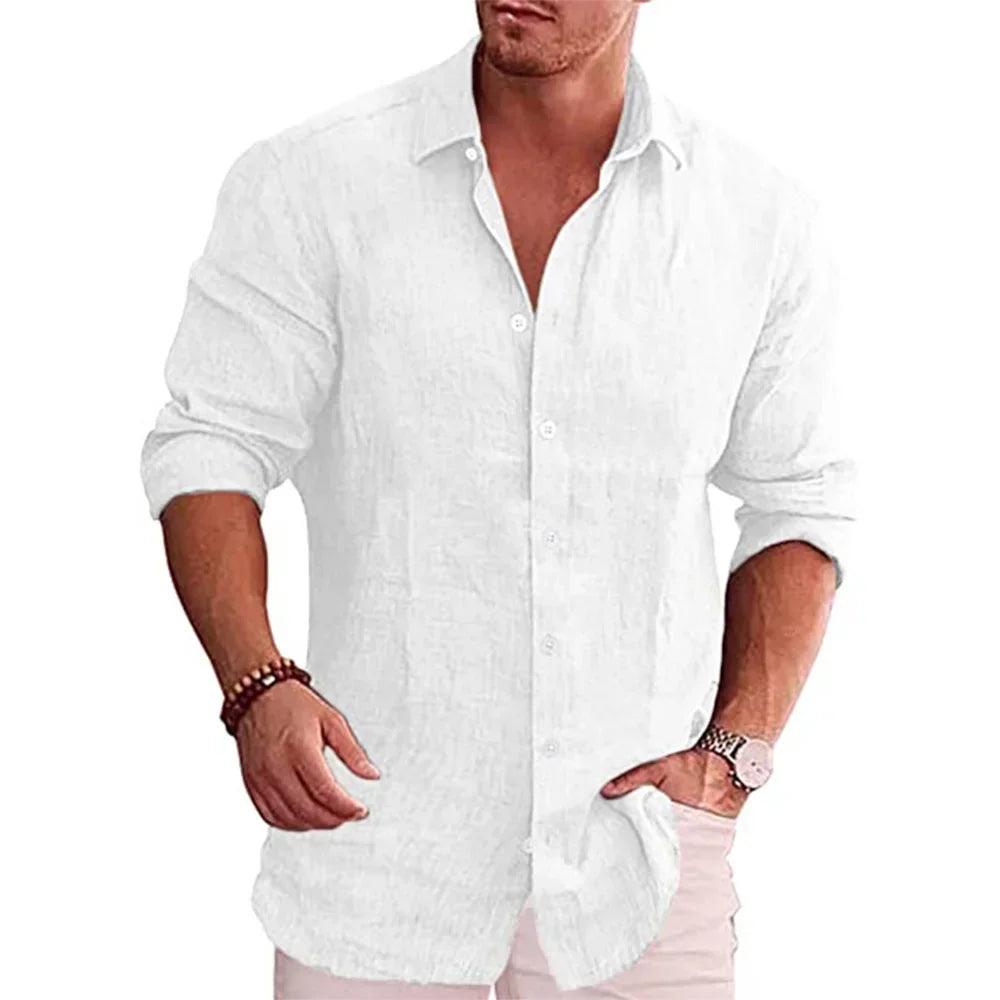Chemise en Mélange de Polyester - Réversible