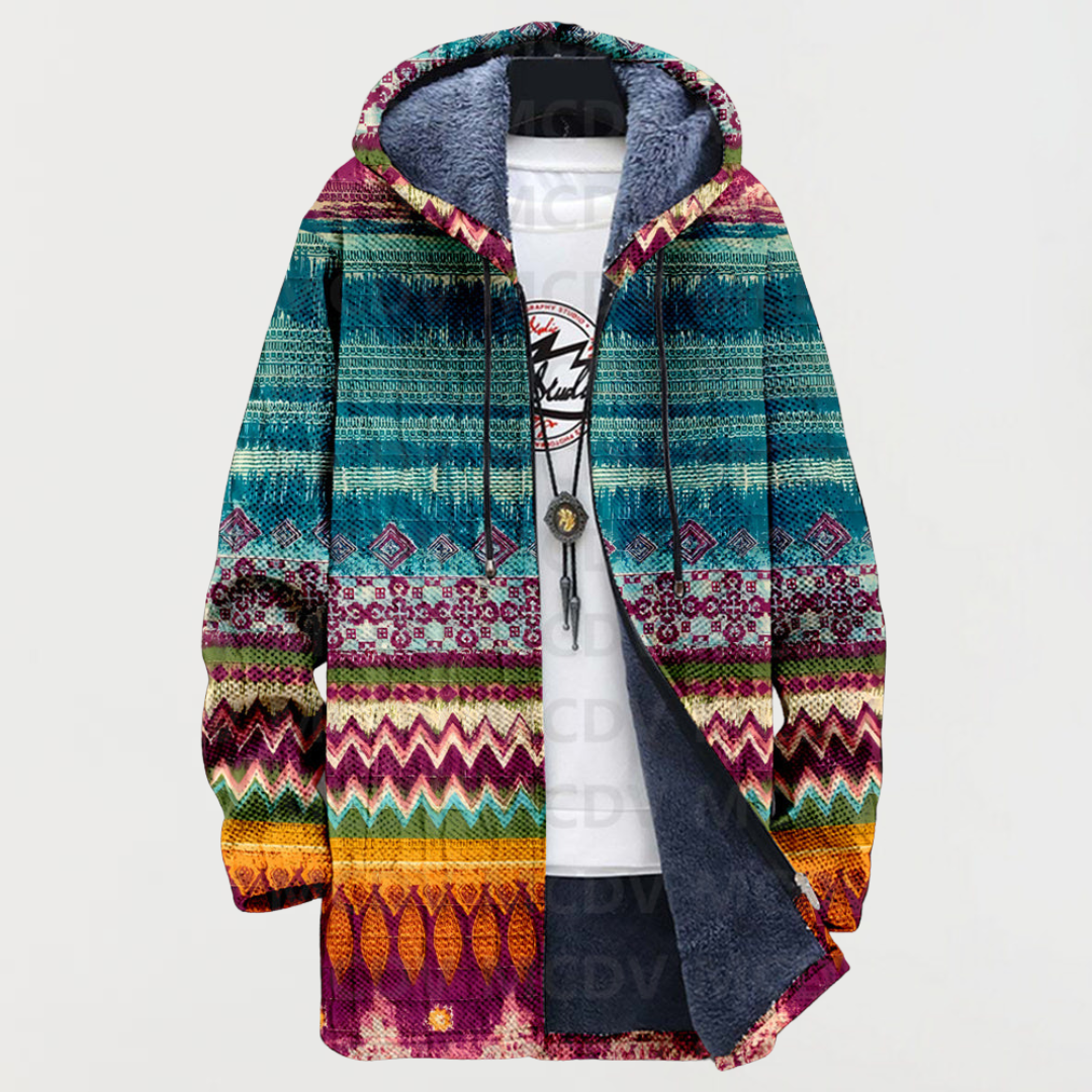 Veste avec motif ethnique