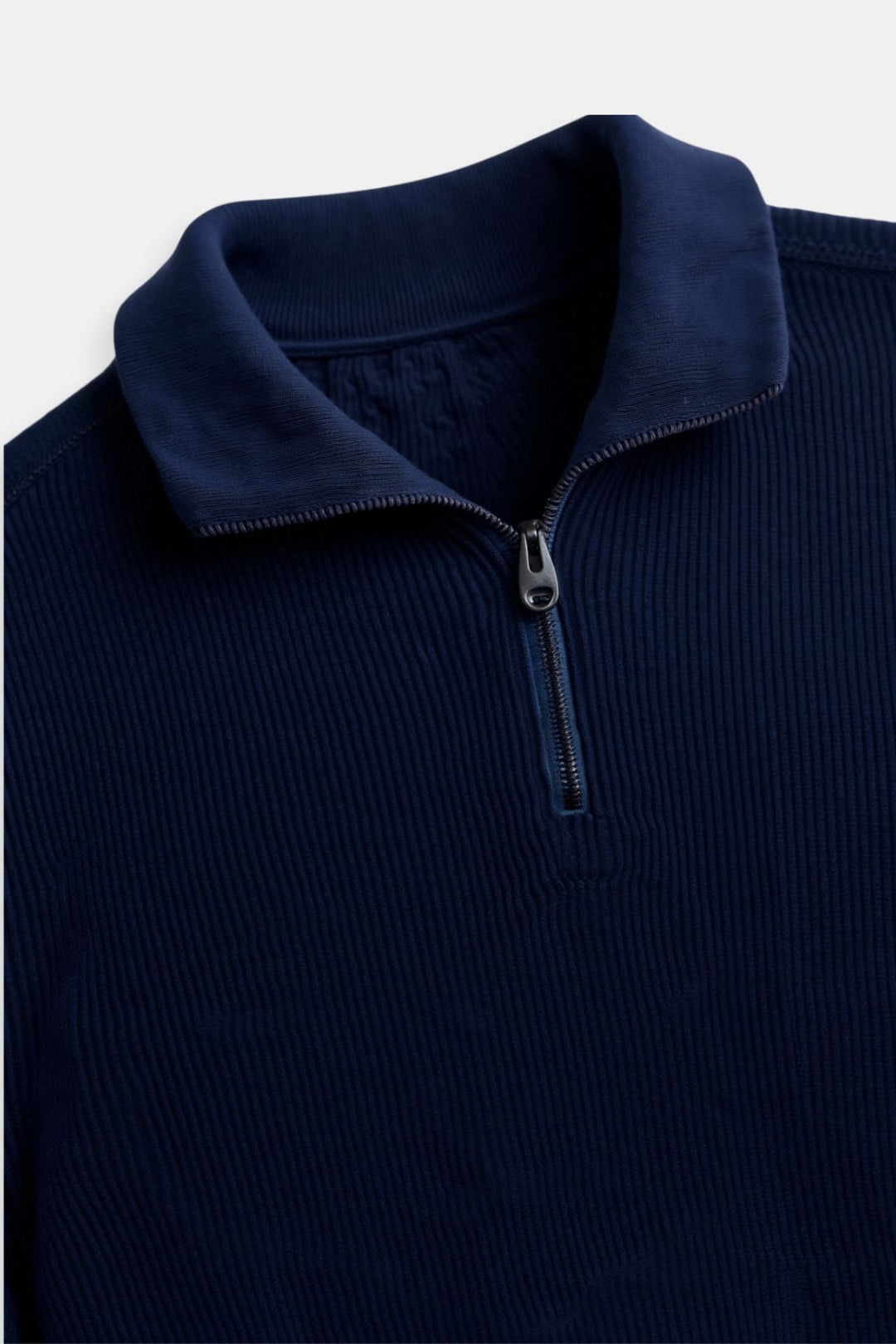 Sweater à Col Montant avec Fermeture Éclair