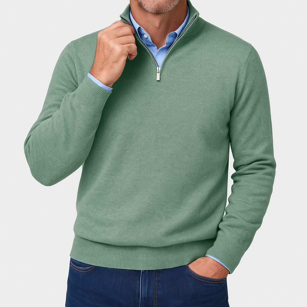 Pull à Col Montant - Maille Légère