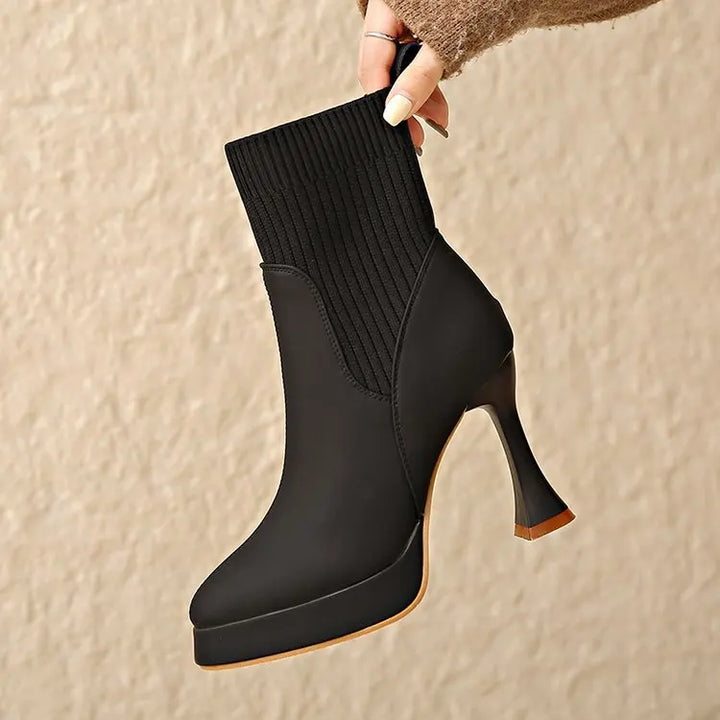 Eugénia - Bottes à plateforme, Confort et Élégance Féminine