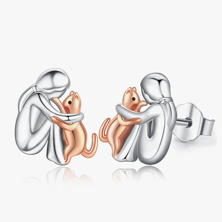 Câlin de Chat - Boucles d'oreilles