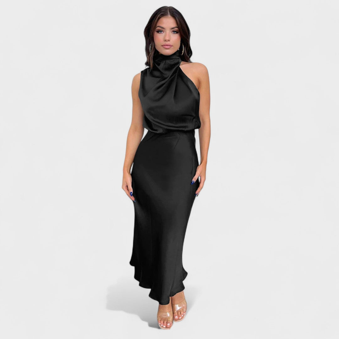 Alba - Robe Satin Élégance