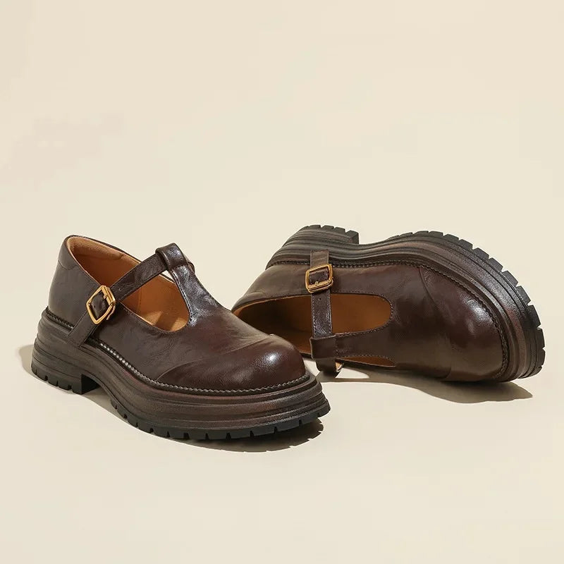 Mary Janes - Chaussures Élégantes en Cuir