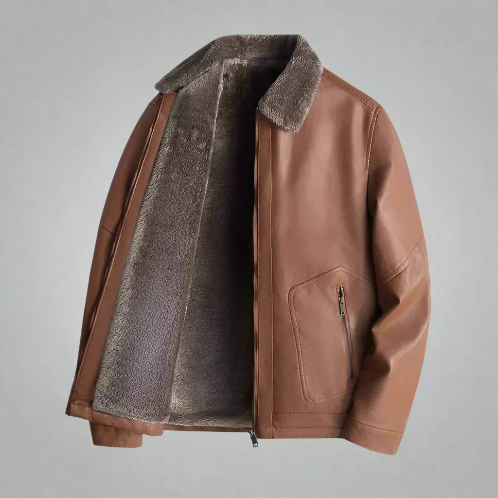 Lourenço - Veste en Cuir Cavalier