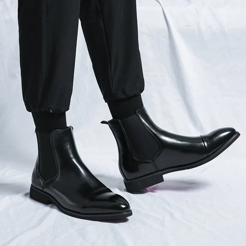 Hugo - Bottes Chelsea en Cuir