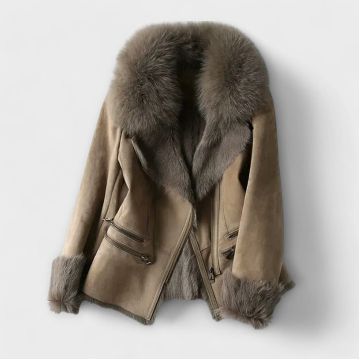 Mariana - Manteau en Peau de Mouton de Luxe