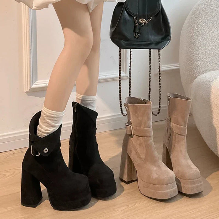 Amália - Bottes de style urbain avec personnalité et confiance