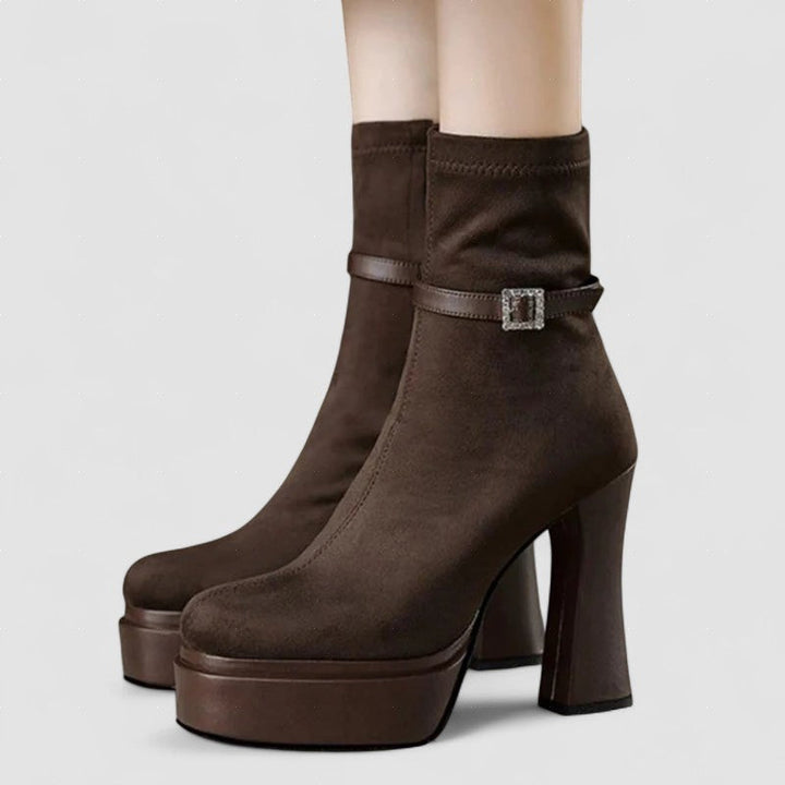 Janete - Bottes à plateforme de luxe avec confort et style à chaque pas