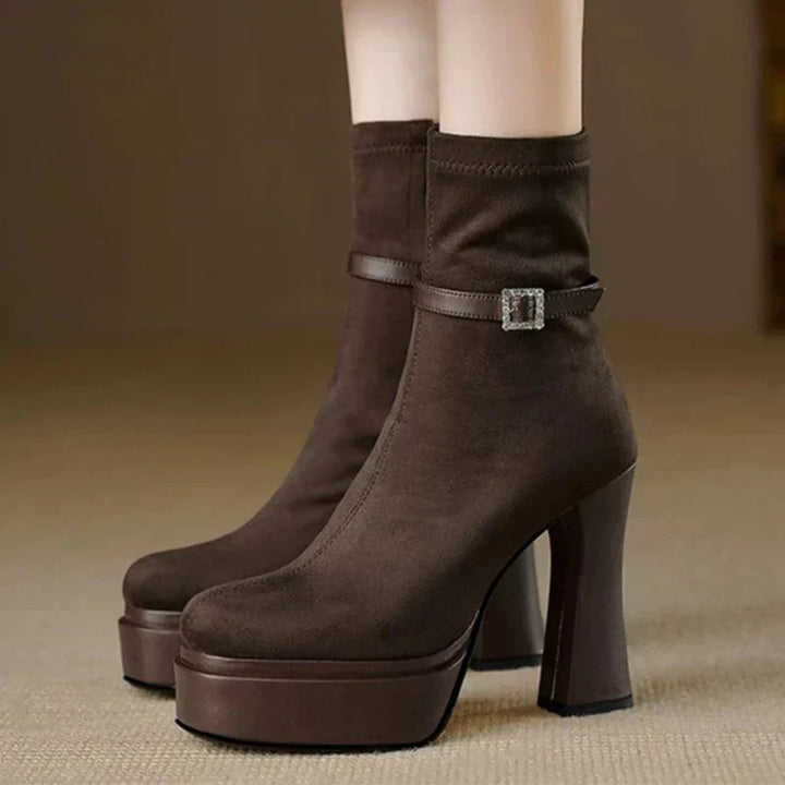 Janete - Bottes à plateforme de luxe avec confort et style à chaque pas