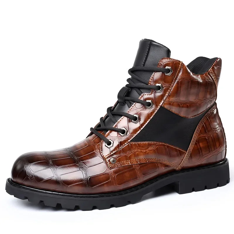 Afonso - Bottes en Cuir de Crocodile