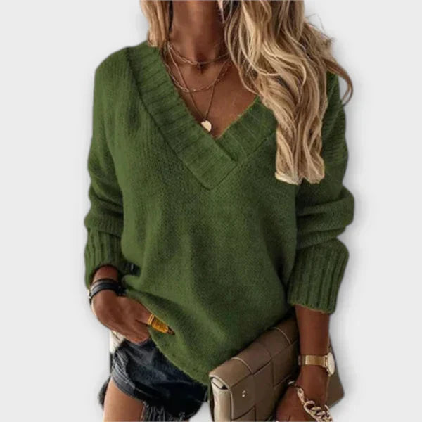 Carolina - Pull Confortable Col V