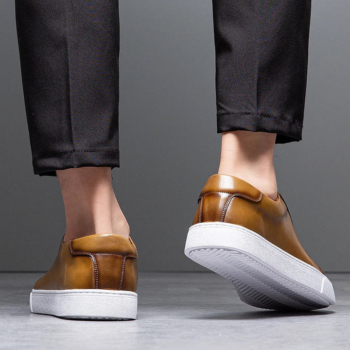 Gonçalo - Baskets en Cuir Italien