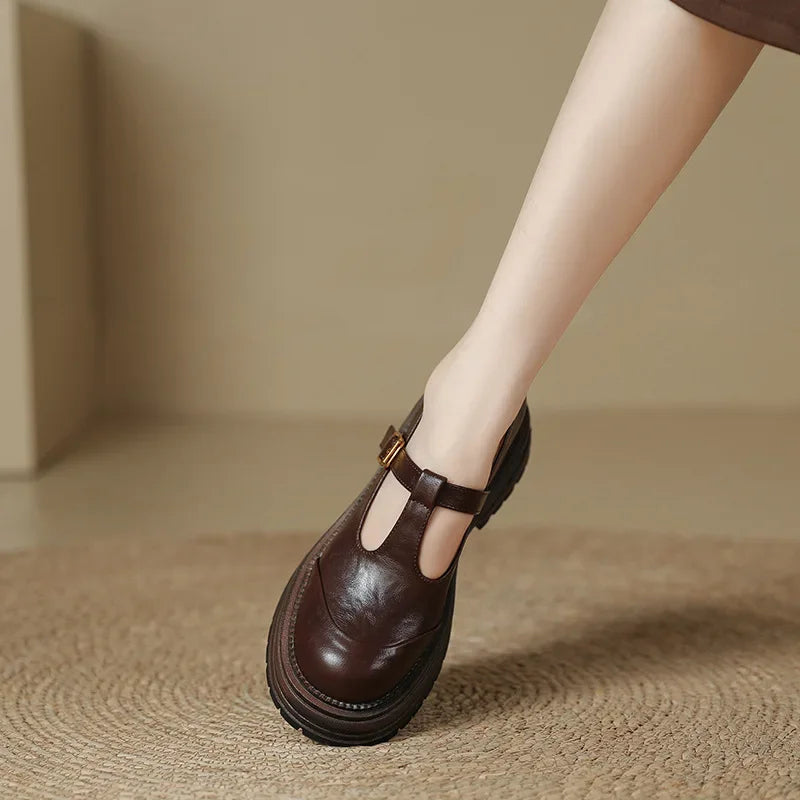 Mary Janes - Chaussures Élégantes en Cuir