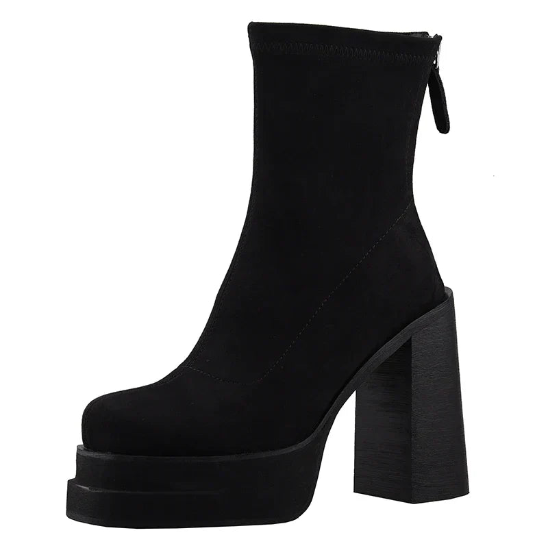 Olga - Bottes au style moderne avec le confort du daim