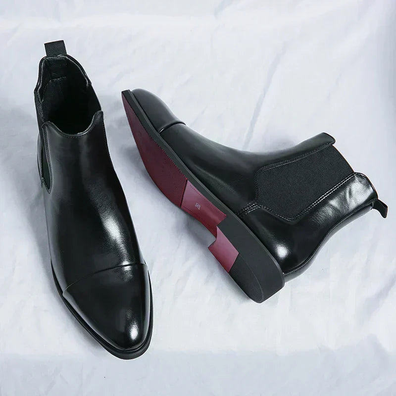 Hugo - Bottes Chelsea en Cuir
