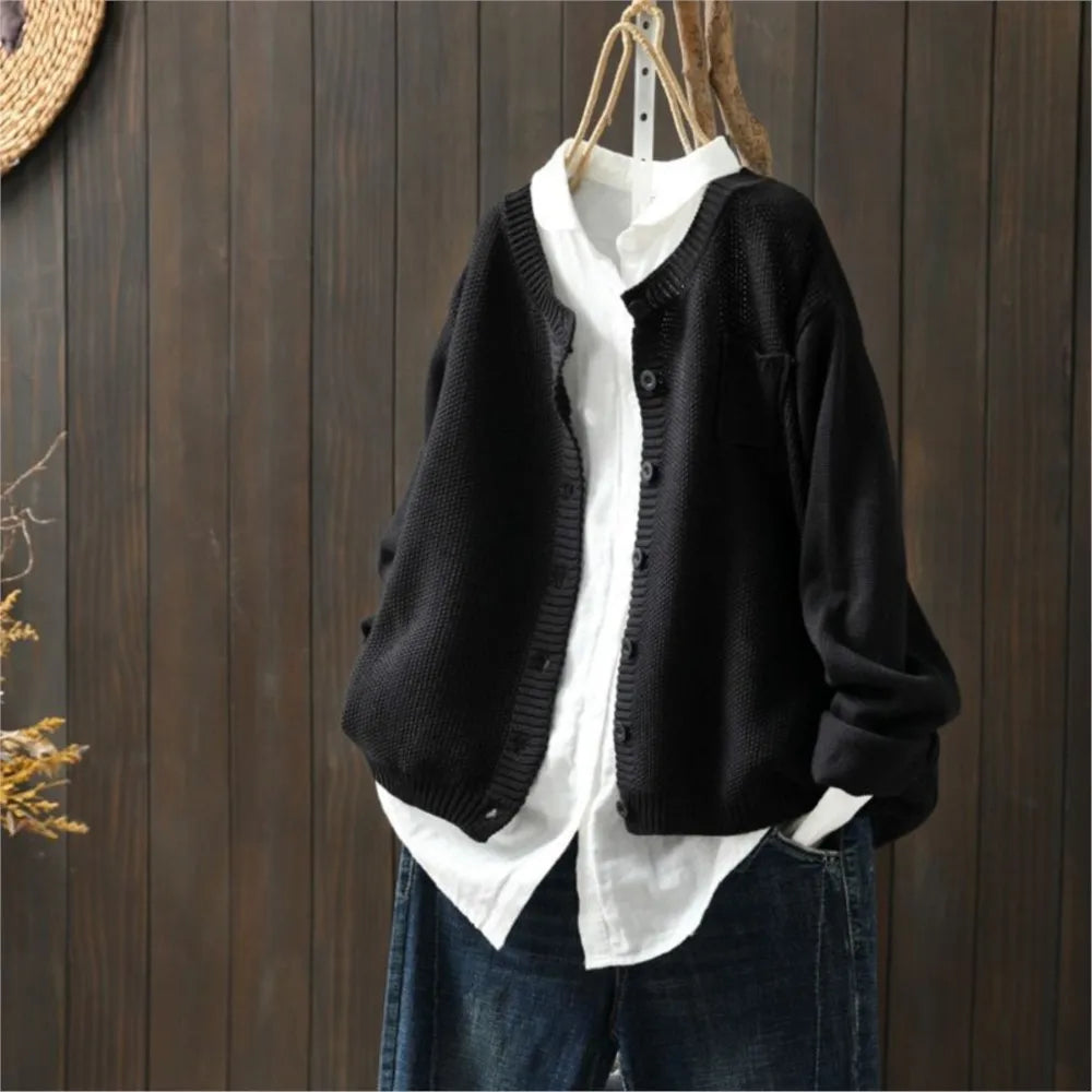 Marlene - Cardigan en Lin
